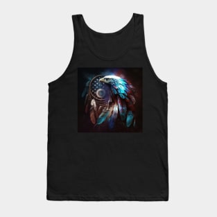 Native American Dream Catcher Patriotic Art Tank Top